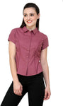 Aardee Women's Solid Casual Shirt