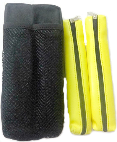 Aardee Neon Net Design Art Thick Fabric Pencil Box