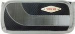 Aardee You Le Black Mesh Design Art Thick Fabric Pencil Box