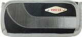 Aardee You Le Black Mesh Design Art Thick Fabric Pencil Box