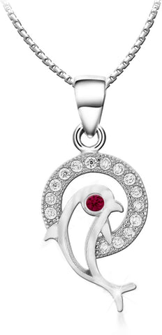 Aria Rhodium Sterling Silver Pendant