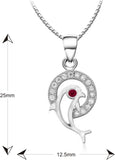Aria Rhodium Sterling Silver Pendant