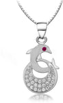 Aria Rhodium Sterling Silver Pendant
