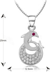 Aria Rhodium Sterling Silver Pendant
