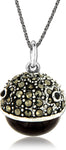 Aria Rhodium Sterling Silver Pendant