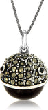 Aria Rhodium Sterling Silver Pendant