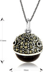 Aria Rhodium Sterling Silver Pendant