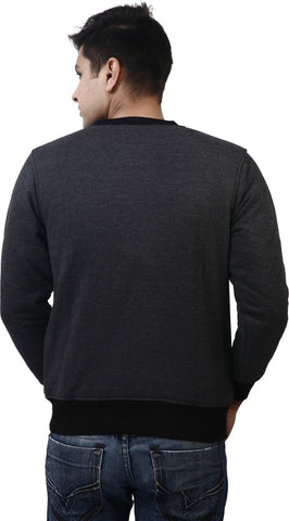 Absurd Full Sleeve Solid Men's Reversible Sweatshirt