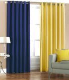 Aroma Comfort Polyester Multicolor Plain Eyelet Window Curtain