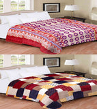 Home Originals Abstract, Abstract Double Blanket Multicolor