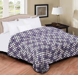 Home Originals Geometric, Striped Double Blanket Multicolor