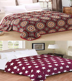 Home Originals Abstract, Geometric Double Blanket Multicolor
