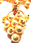 Aahana Creations Cubic Zirconia Yellow Gold Plated Alloy Necklace