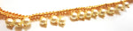 Aahana Creations Cubic Zirconia Yellow Gold Plated Alloy Necklace