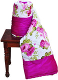 Artisan Creation Floral Single Quilts & Comforters White