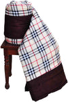 Artisan Creation Checkered Single Quilts & Comforters Brown