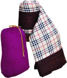 Artisan Creation Checkered Single Quilts & Comforters Brown