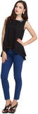 Oxolloxo Casual Sleeveless Embellished Women's Top