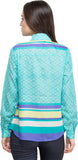 Oxolloxo Women's Geometric Print Casual Shirt