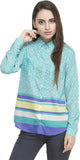 Oxolloxo Women's Geometric Print Casual Shirt