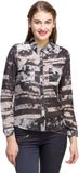 Oxolloxo Women's Printed Casual Shirt