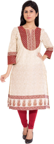 ADDICTION Floral Print Women's Straight Kurta