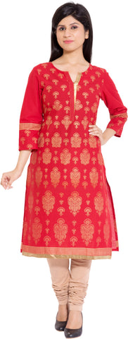 ADDICTION Floral Print Women's Straight Kurta