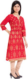 ADDICTION Floral Print Women's Straight Kurta