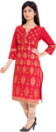 ADDICTION Floral Print Women's Straight Kurta