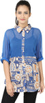 Adhaans Women's Printed Casual Shirt