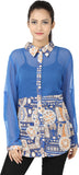 Adhaans Women's Printed Casual Shirt