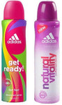 Adidas Get Ready and Natural Vitality Combo Set