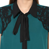 L'Elegantae Women's Solid Casual Shirt