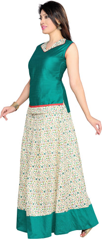 Atithee Women's Top and Skirt Set