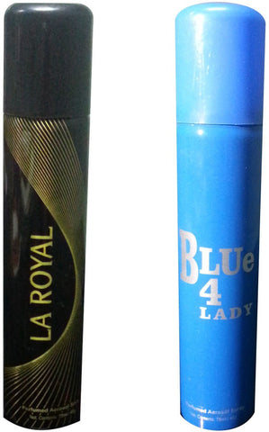 Aero Care La Royal Black & Blue 4 Lady Combo Set