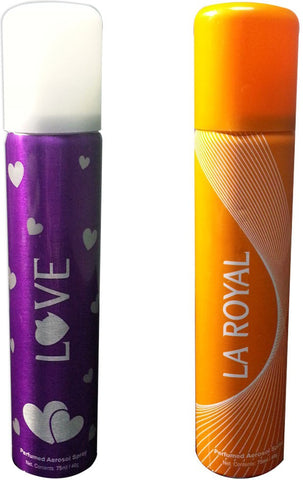 Aero Care Love Violet & La Royal Orange Combo Set
