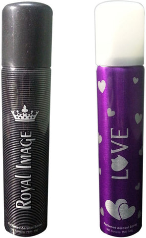Aero Care Royal Image Black & Love Violet Combo Set