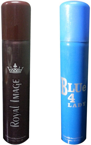 Aero Care Royal Image Brown & Blue 4 Lady Combo Set