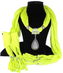 Adimani Calrusz Scarf Fabric Necklace