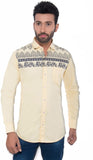 Goodkarma Men's Self Design Casual Shirt