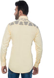 Goodkarma Men's Self Design Casual Shirt
