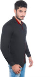 Goodkarma Men's Self Design Casual Shirt