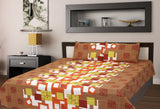 Good Night Cotton Floral King sized Double Bedsheet