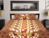 Good Night Cotton Floral King sized Double Bedsheet