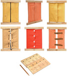 Aimedu Toy Combo Pack Of 6 Frames And 1 Carving Board No. For Kids Learning - Kids Toy