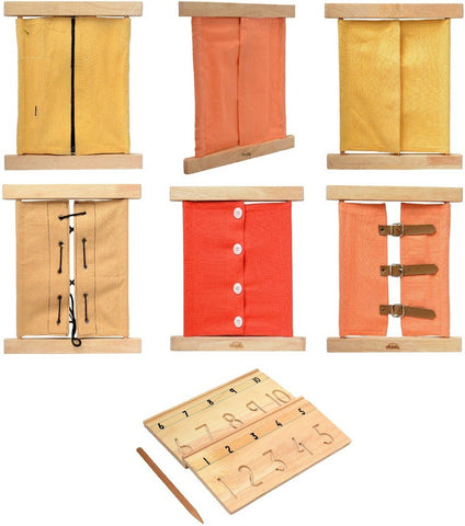 Aimedu Toy Combo Pack Of 6 Frames And 1 Carving Board No. For Kids Learning - Kids Toy
