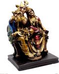 Amazing India God Goddess Radha Krishna Statue Idol Showpiece  -  20.3 cm