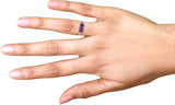 Allure Silver Amethyst Sterling Silver Ring