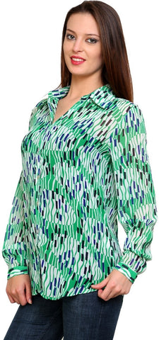 Akyra Women's Printed Casual Shirt