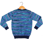 Allen Solly Self Design Crew Neck Boy's Sweater